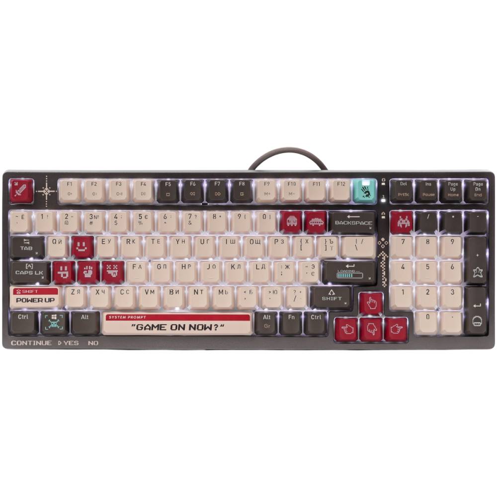 Клавіатура BLOODY WS98 (Pixels Red)