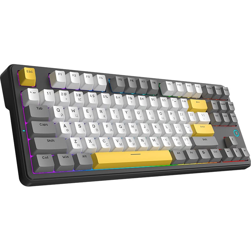 Клавіатура AJAZZ AK870 V2 Flying Fish Switch Black/Grey/Yellow (AK870-V2-FF-BGY) Комплектація клавіатура