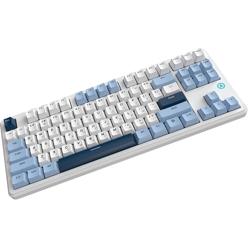 Клавиатура AJAZZ AK870 V2 Flying Fish Switch White/Blue (AK870-V2-FF-BWB) Класс игровая