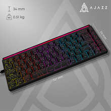 Клавіатура AJAZZ NK68 Red Switch Black (NK68-R-S-B)