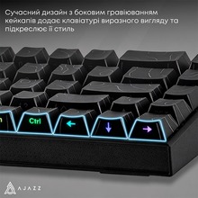 Клавіатура AJAZZ NK68 Red Switch Black (NK68-R-S-B)