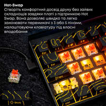 Клавіатура AJAZZ NK68 Red Switch Black (NK68-R-S-B)