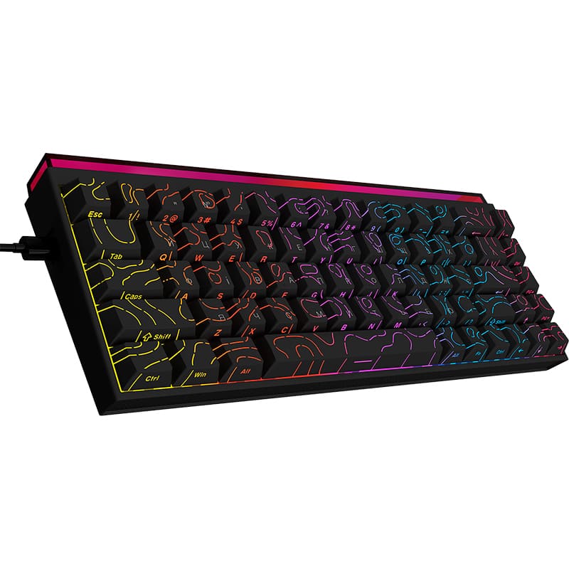 Клавіатура AJAZZ NK68 Red Switch Black (NK68-R-S-B) Клас ігрова