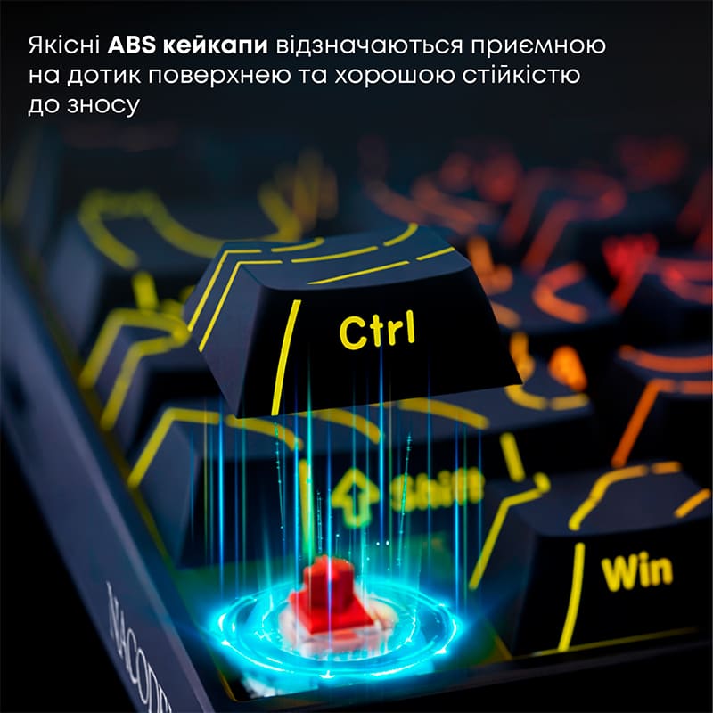 Зображення Клавіатура AJAZZ NK68 Red Switch Black (NK68-R-S-B)