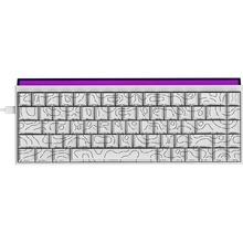 Клавіатура AJAZZ NK68 Red Switch White (NK68-R-S-W)