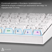 Клавіатура AJAZZ NK68 Red Switch White (NK68-R-S-W)