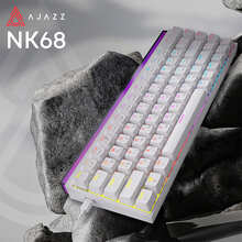 Клавиатура AJAZZ NK68 Red Switch White (NK68-R-W)