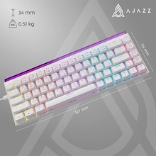 Клавиатура AJAZZ NK68 Red Switch White (NK68-R-W)