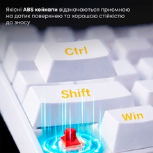 Клавиатура AJAZZ NK68 Red Switch White (NK68-R-W)