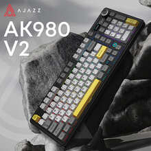 Клавіатура AJAZZ AK980 V2 Maillard Switch Black/Grey/Yellow (AK980-V2-M-BGY)