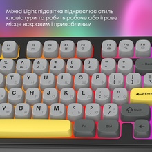 Клавіатура AJAZZ AF98 Black/Grey/Yellow (AF98-BGY)