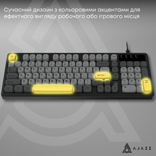 Клавіатура AJAZZ AF98 Black/Grey/Yellow (AF98-BGY)