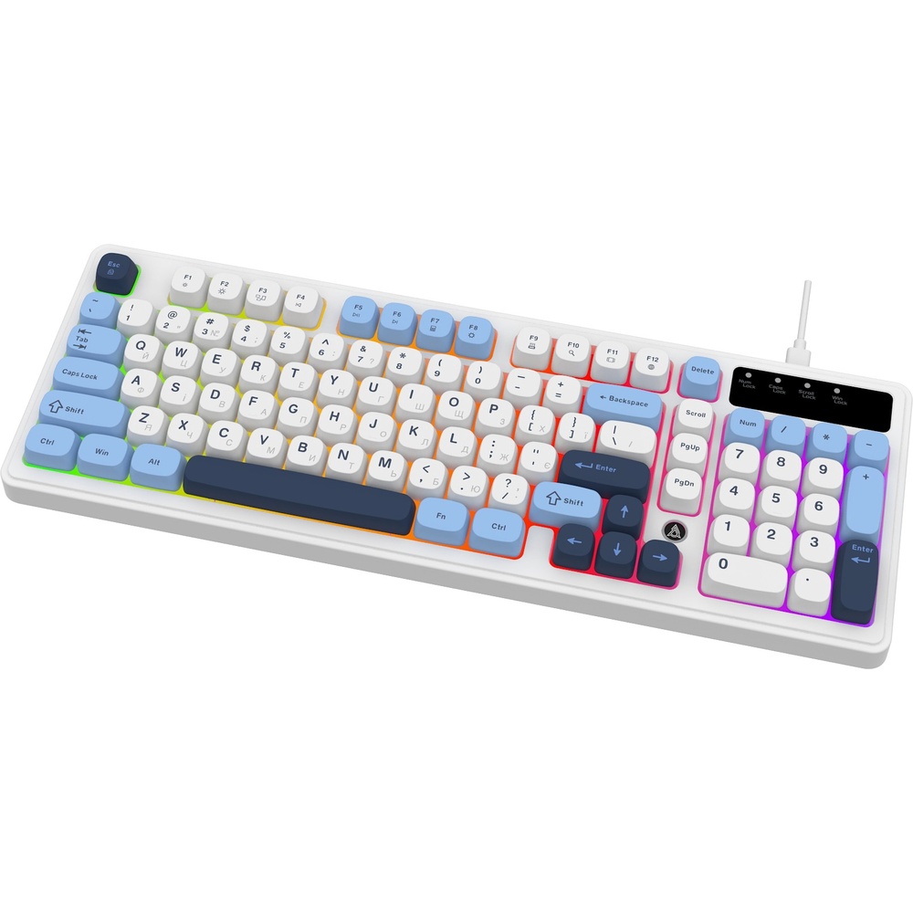 Клавиатура AJAZZ AF98 White/Blue (AF98-GB) Конструкция мембранная