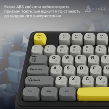 Клавіатура AJAZZ AF98 Plus Black/Grey/Yellow (AF98-PLUS-BGY)