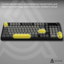 Клавіатура AJAZZ AF98 Plus Black/Grey/Yellow (AF98-PLUS-BGY)