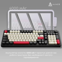 Клавиатура AJAZZ AF98 Plus Black/White/Red (AF98-PLUS-BSR)