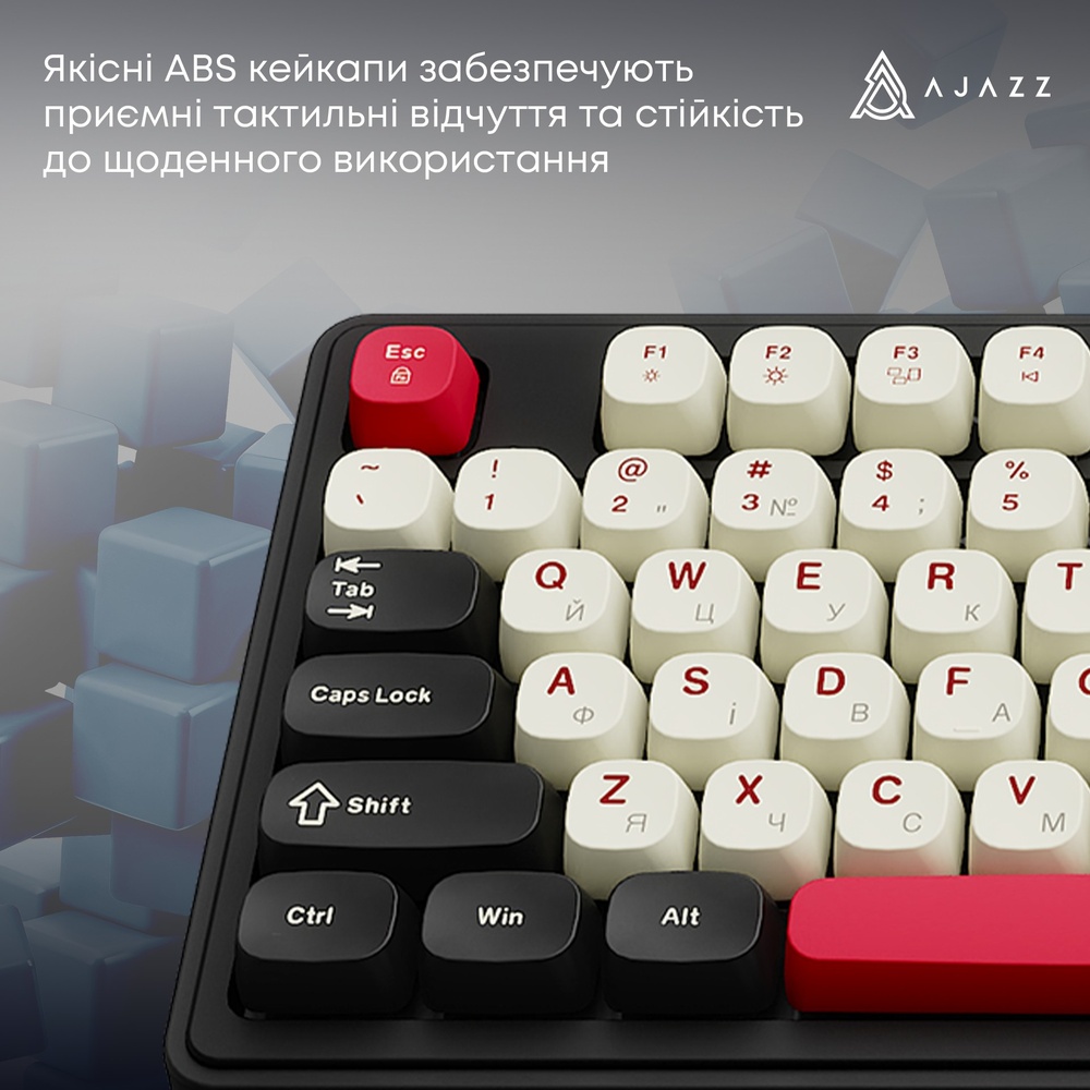 Покупка Клавиатура AJAZZ AF98 Plus Black/White/Red (AF98-PLUS-BSR)