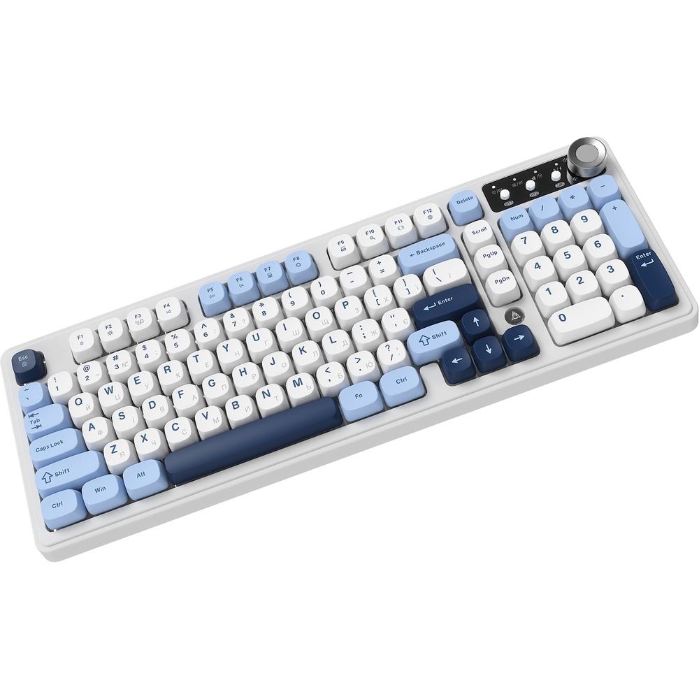 Клавиатура AJAZZ AF98 Plus White/Blue (AF98-PLUS-GB) Конструкция мембранная