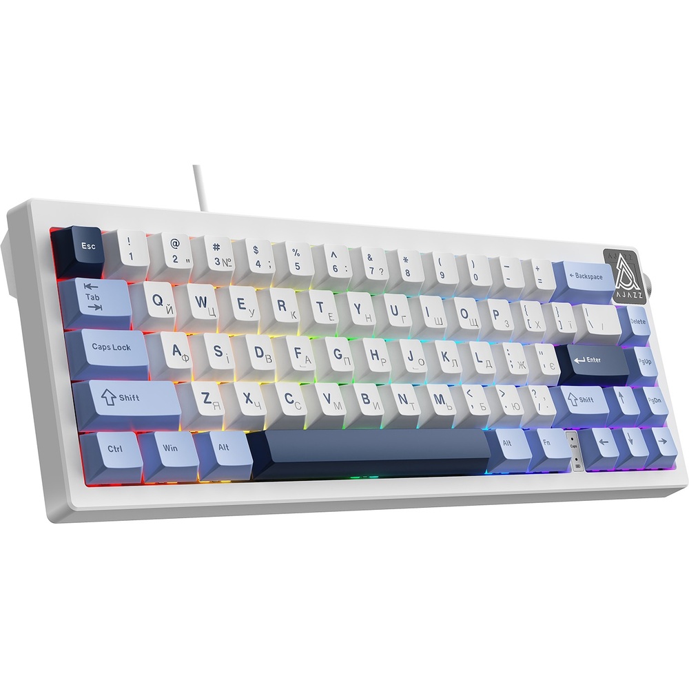 Клавиатура AJAZZ AK650 Sea Salt Switch White/Blue (AK650-SS-BWB) Класс игровая