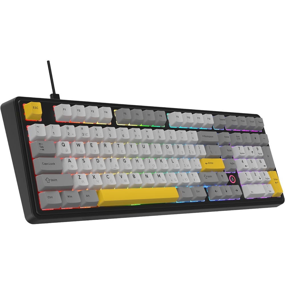 Клавіатура AJAZZ AK980 Magnetic Switch Black/Grey/Yellow (AK980-MAX-M-BGY) Клас ігрова
