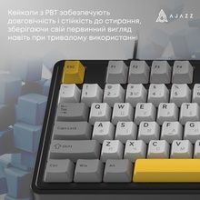 Клавіатура AJAZZ AK980 Magnetic Switch Black/Grey/Yellow (AK980-MAX-M-BGY)