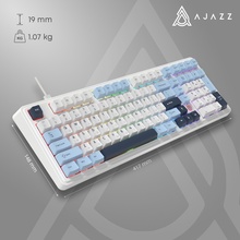 Клавиатура AJAZZ AK980 Magnetic Switch White/Blue (AK980-MAX-M-BWDB)