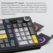 Клавиатура AJAZZ AK980 V2 Gift Switch V2 Black/Grey/Yellow (AK980-V2-G-BGY)