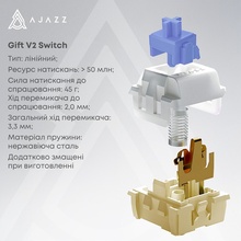 Клавиатура AJAZZ AK980 V2 Gift Switch V2 Black/Grey/Yellow (AK980-V2-G-BGY)