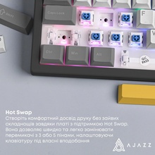 Клавиатура AJAZZ AK980 V2 Gift Switch V2 Black/Grey/Yellow (AK980-V2-G-BGY)