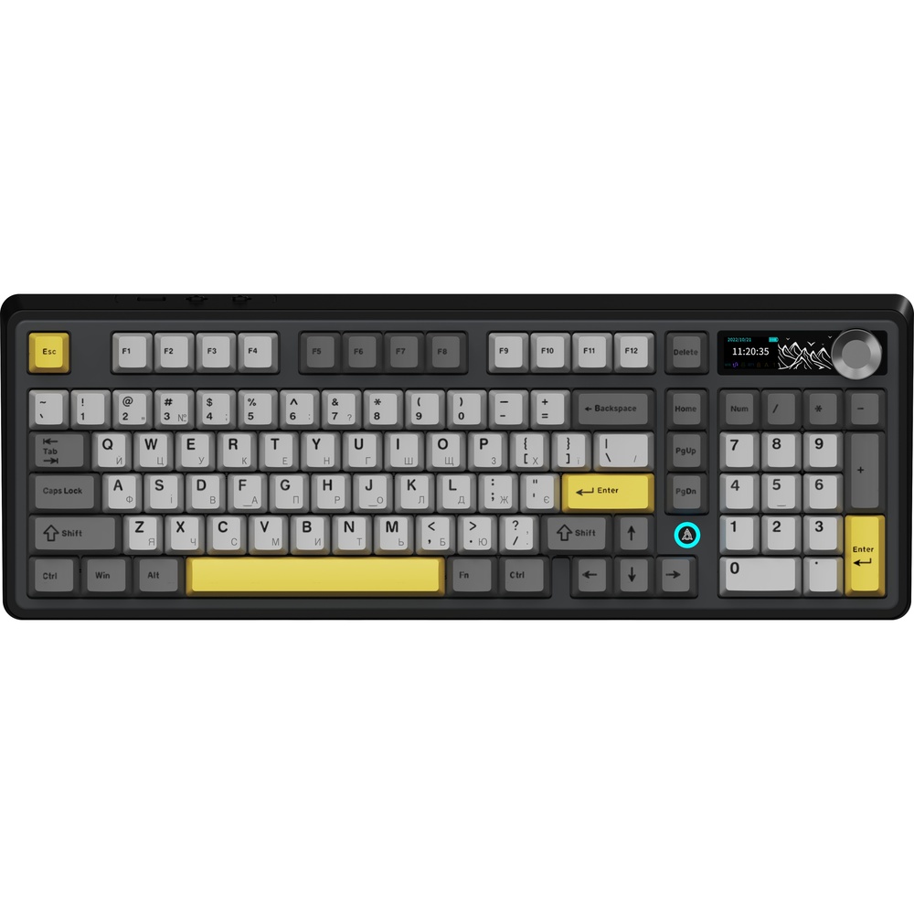 Клавиатура AJAZZ AK980 V2 Gift Switch V2 Black/Grey/Yellow (AK980-V2-G-BGY)