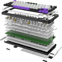 Клавіатура HATOR Hellyberry HK75 Wireless White-Violet (HK75_wireless)