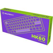 Клавіатура HATOR Hellyberry HK60 Wireless White-Violet