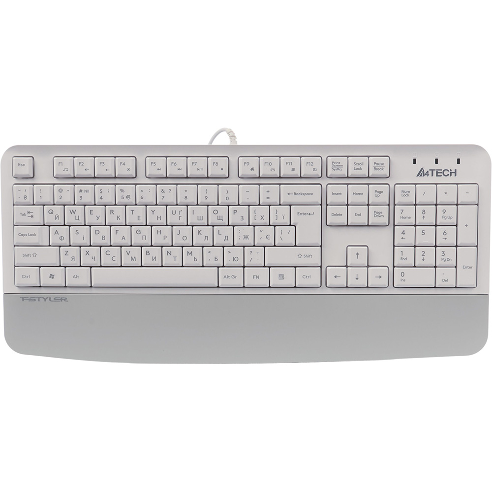 Клавіатура A4TECH FK20 White