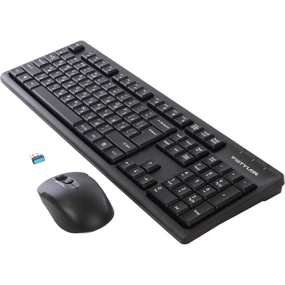 Комплект A4TECH FG1200S Black Комплектация клавиатура+мышь