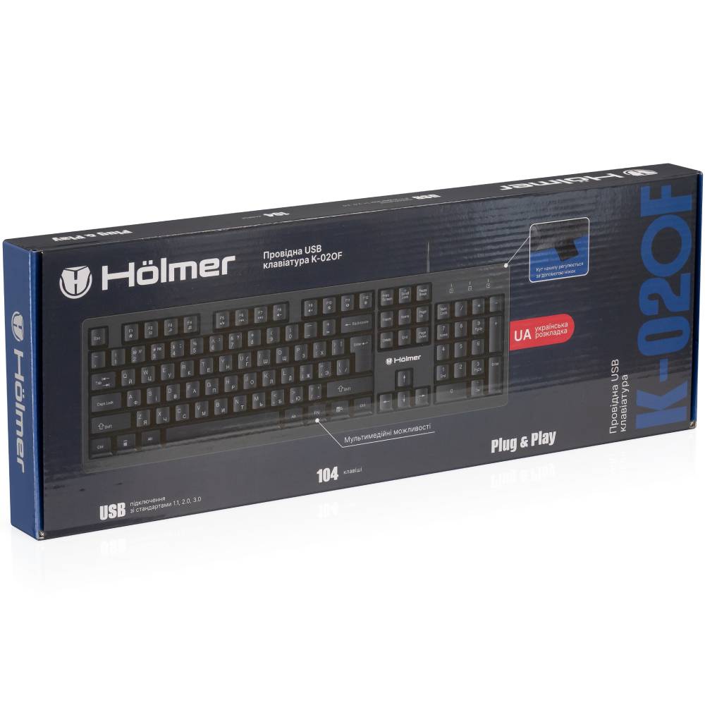 Фото Клавиатура HOLMER K-02OF Black