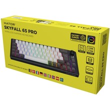 Клавіатура HATOR Skyfall 65 PRO бездротовий UK-ISO Grey-Black (HTK4160EU)