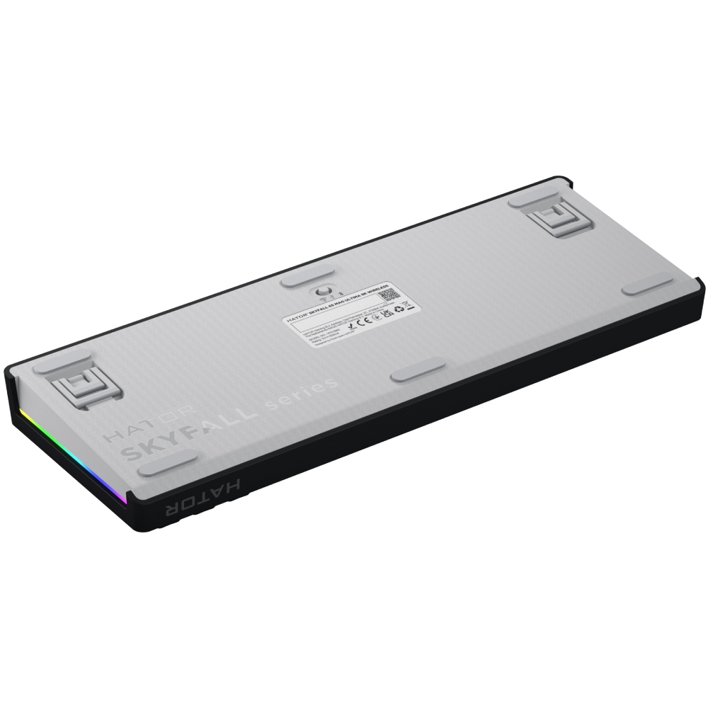 Зовнішній вигляд Клавіатура HATOR Skyfall 65 MAG ULTIMA 8K US Black-White (HTK3860)