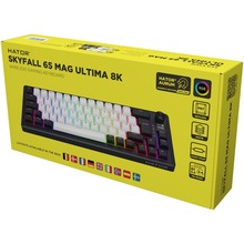 Клавіатура HATOR Skyfall 65 MAG ULTIMA 8K UK-ISO Black-White (HTK3860EU)