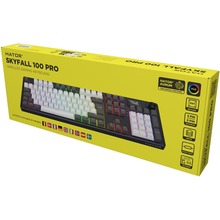 Клавіатура HATOR Skyfall 100 PRO бездротовий UK-ISO Grey-Black (HTK4100)