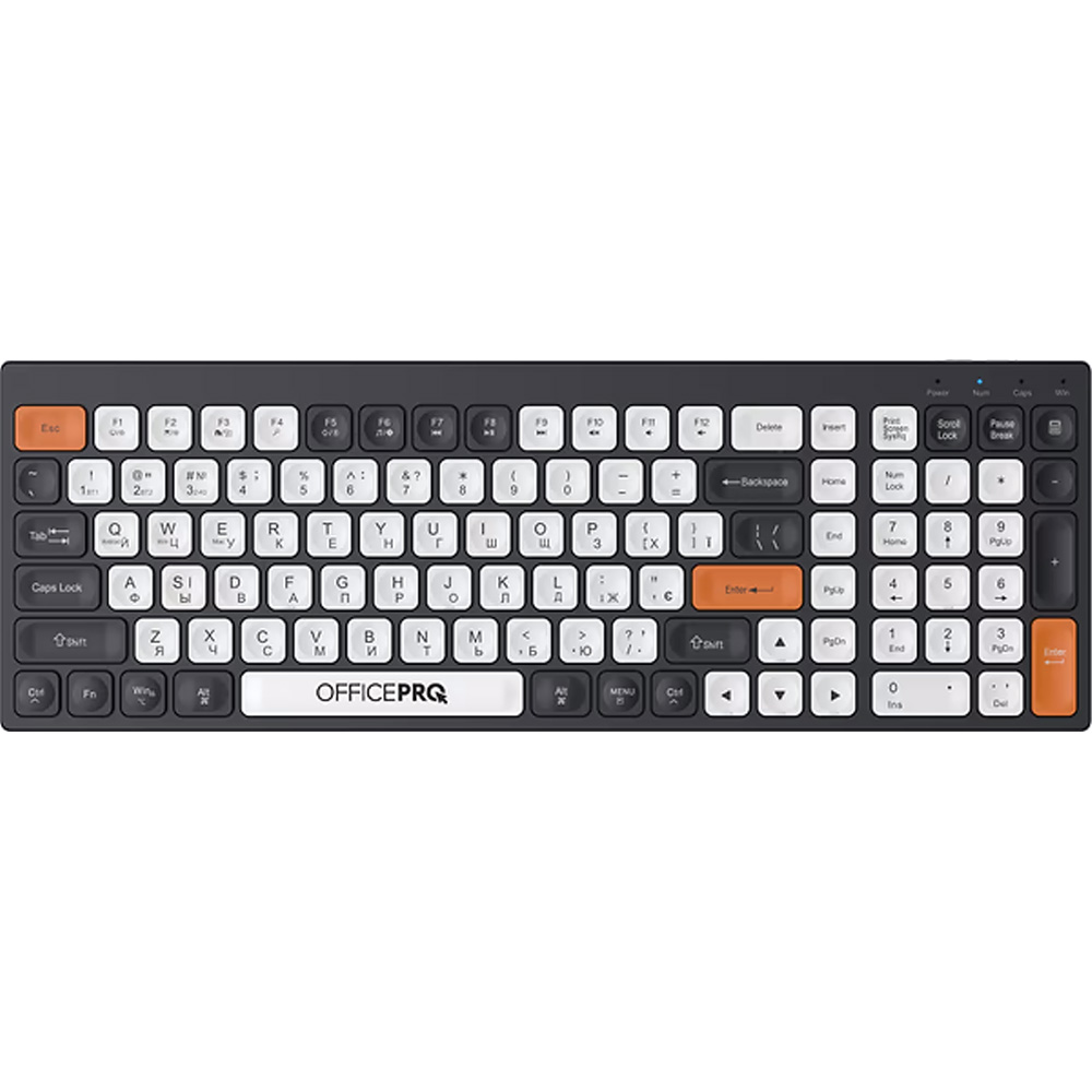 Огляд Клавіатура OFFICEPRO SK985BO Black
