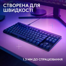 Клавиатура LOGITECH G515 TKL Wired Gaming Keyboard Black (920-014133)