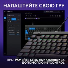 Клавиатура LOGITECH G515 TKL Wired Gaming Keyboard Black (920-014133)