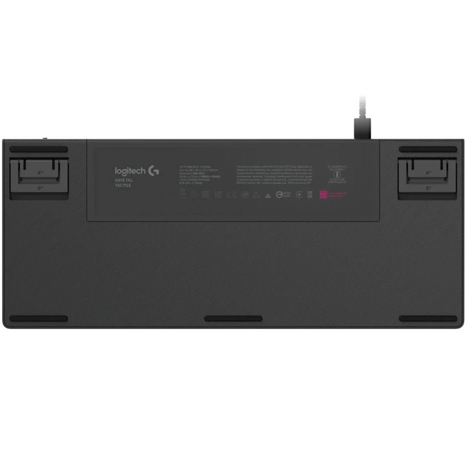 Клавиатура LOGITECH G515 TKL Wired Gaming Keyboard Black (920-014133) Конструкция механическая