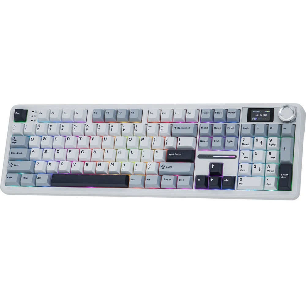 Клавиатура AULA F108 Pro EN/UA White (6978080501318) Конструкция механическая