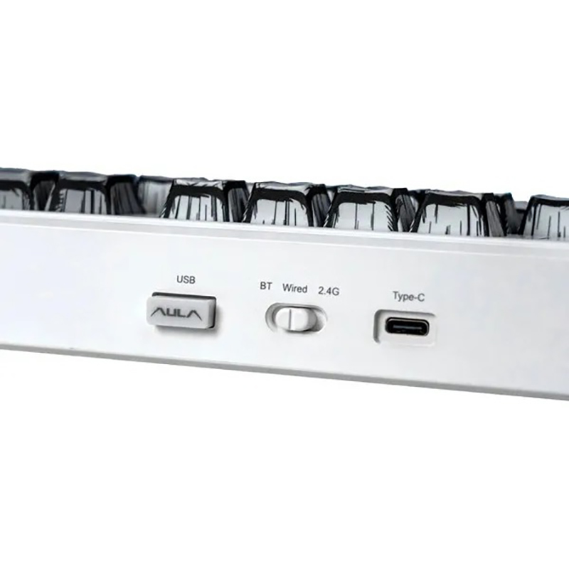 Клавиатура AULA F75 EN/UA White (6978080501578) Конструкция механическая