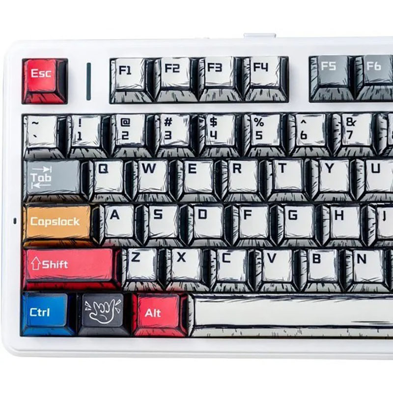 Клавиатура AULA F75 EN/UA White (6978080501578) Комплектация клавиатура