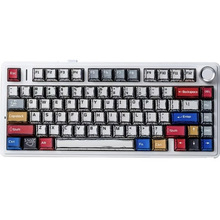 Клавиатура AULA F75 EN/UA White (6978080501578)