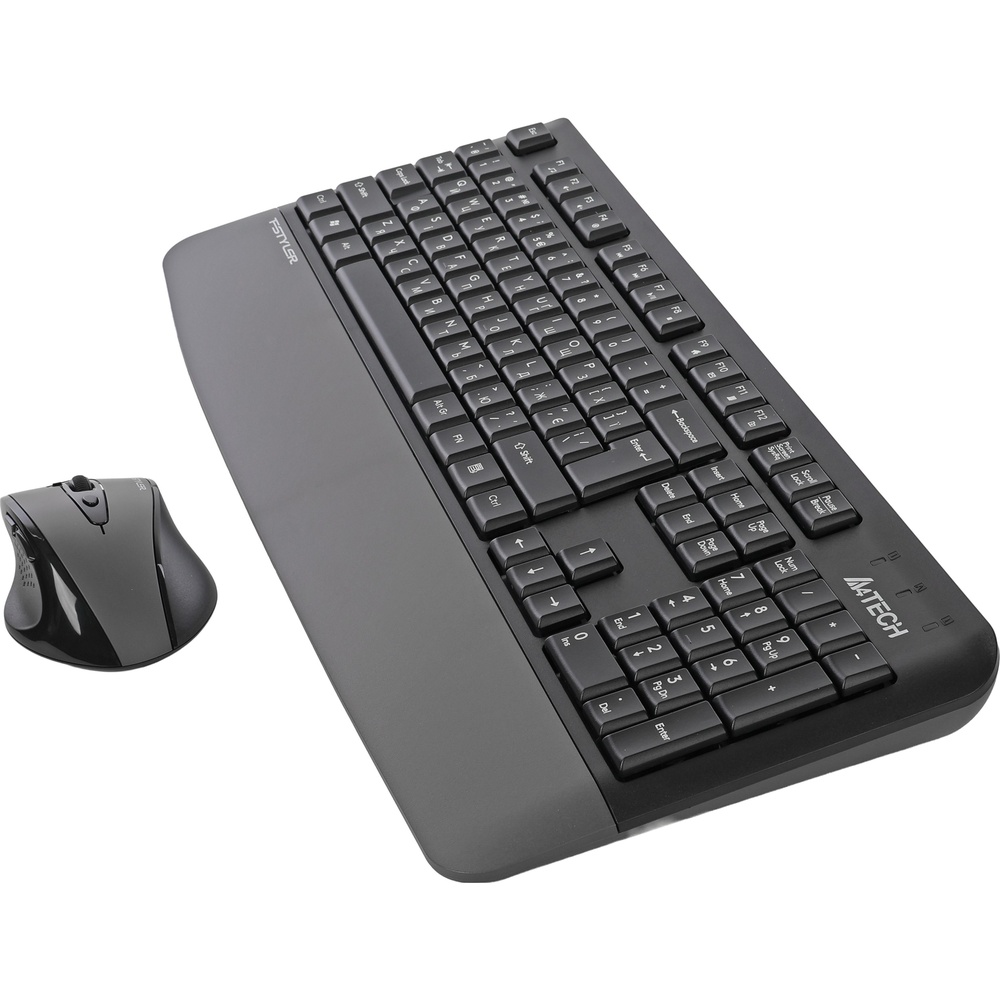 Комплект A4TECH FG2500S Plus (Grey) Конструкція мембранна