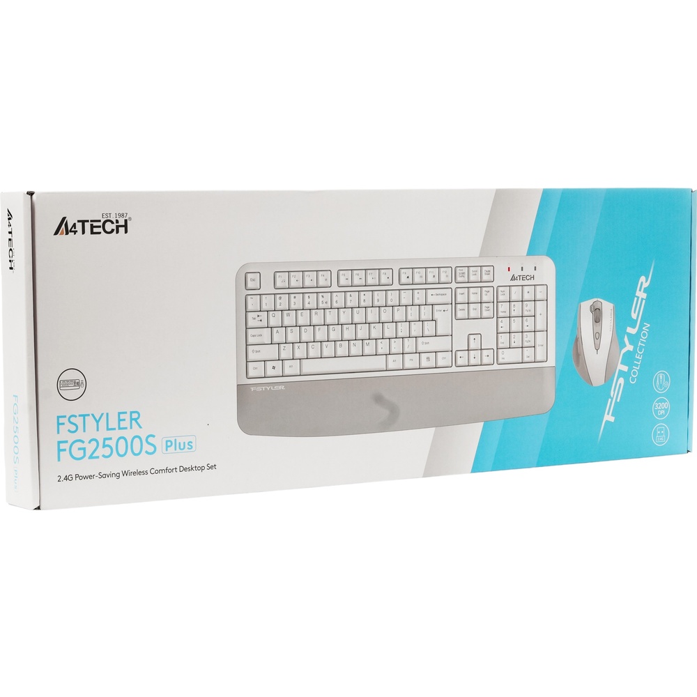 Замовити Комплект A4TECH FG2500S Plus (White)