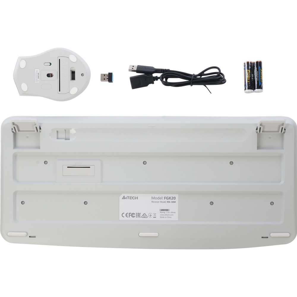 Зовнішній вигляд Комплект A4TECH FG2500S Plus (White)
